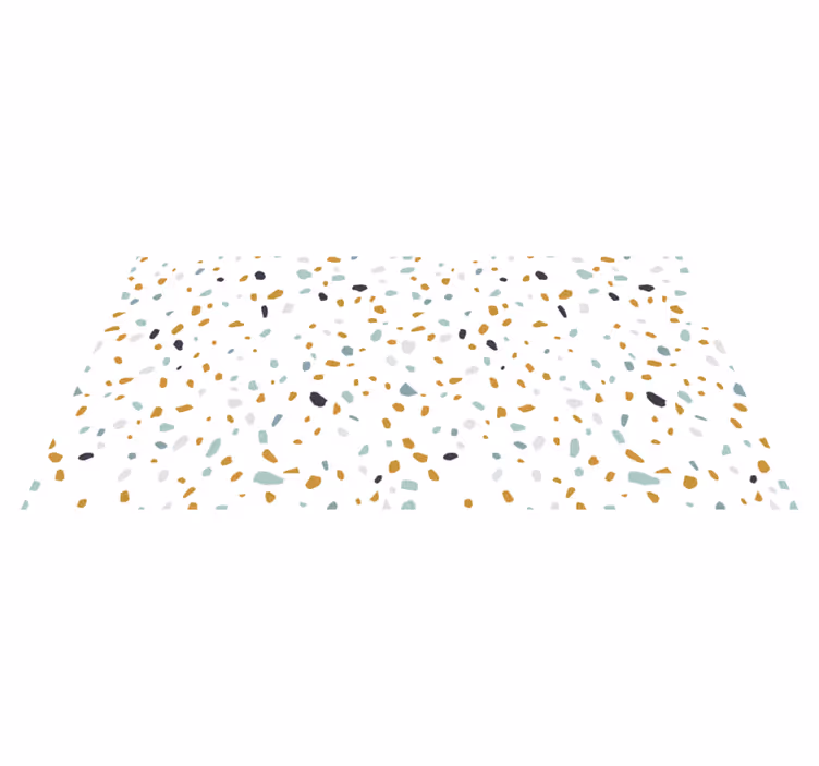 Nordisk terrazzo tekstur vinyl teppe - Tenstickers