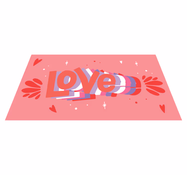 Groovy kjærlighetsbrev vinyl teppe sagn og tekster - Tenstickers