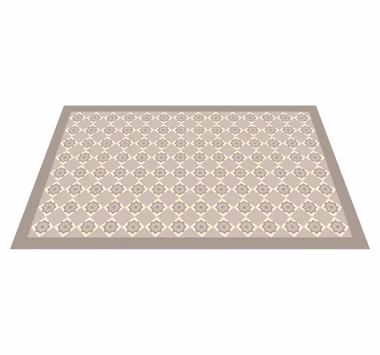 Sementbeige fliser fliseteppe - Tenstickers