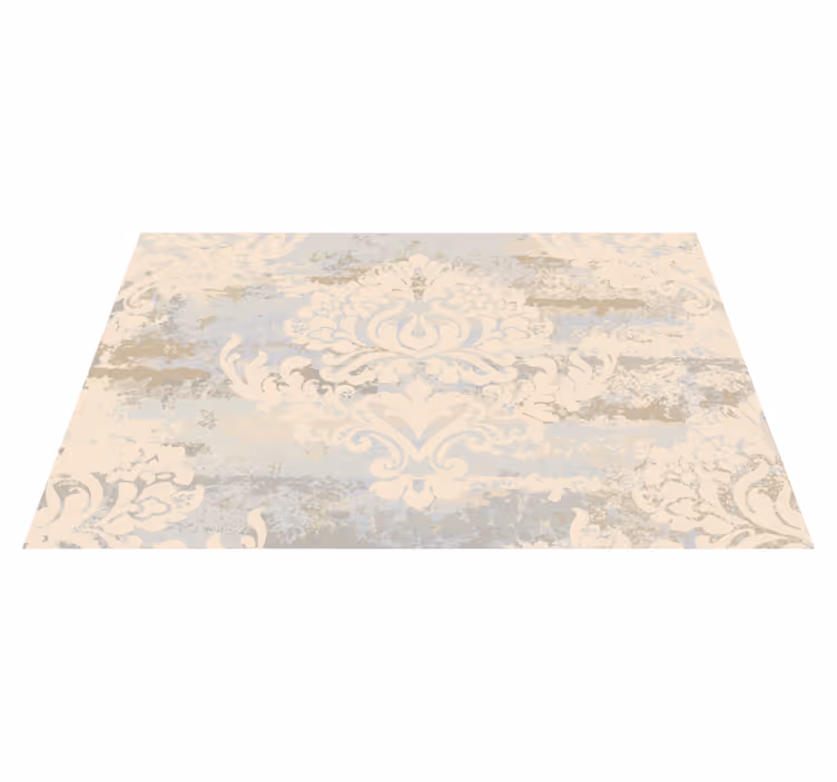 Sofistikert damask vinyl teppe spiserom - Tenstickers