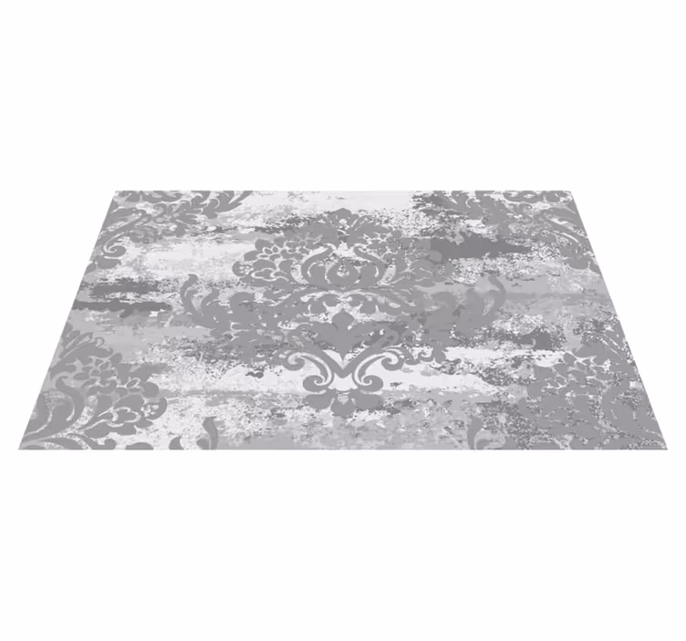 Puslespill med mosaikkgrått vinyl teppe - Tenstickers