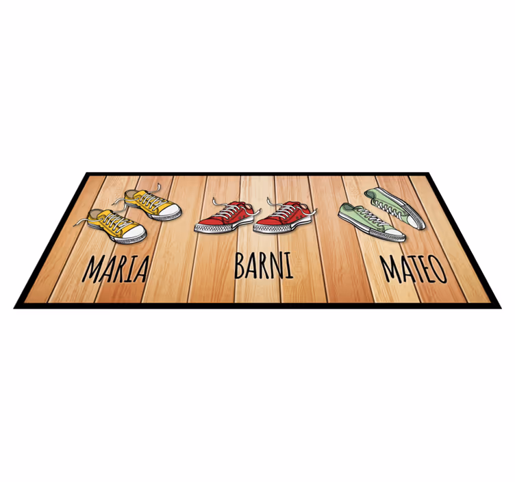 Tilpasset skoutstilling vinyl teppe mottak - Tenstickers