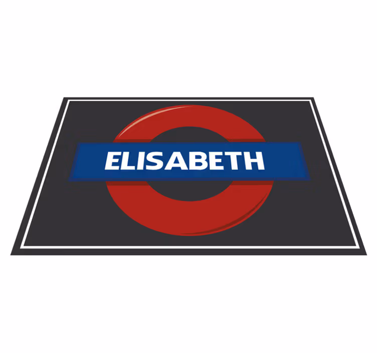 Metrostasjon personlig vinyl teppe - Tenstickers