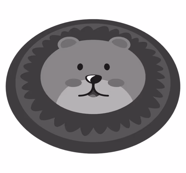 Nordic grey lyon baby lekematte - Tenstickers