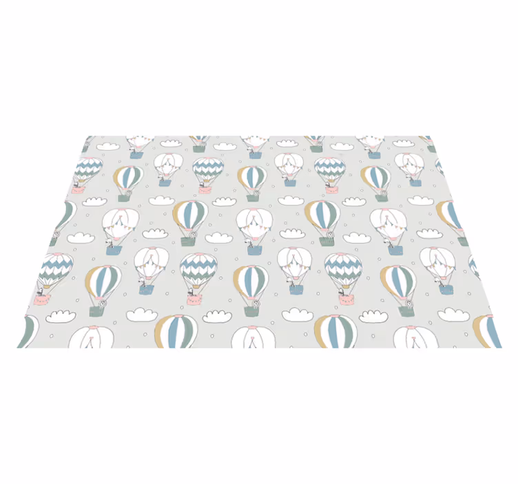 Dyr fest i luftballong baby lekematte - Tenstickers