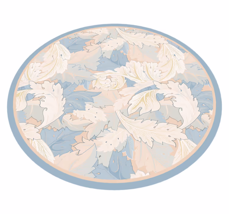 Fantastiske vintage blomster vintage vinyl teppe - Tenstickers