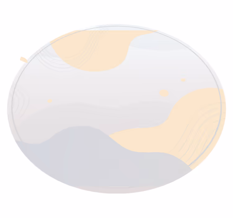 Milde bølgemotiver vinyl teppe minimalistisk - Tenstickers