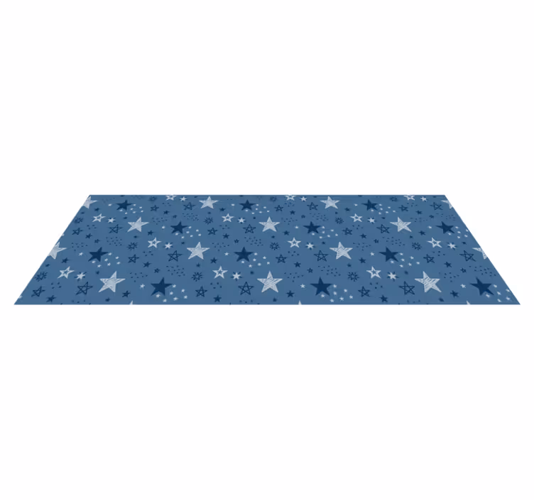 Stjernehimmelen vinyl teppe stjerner - Tenstickers