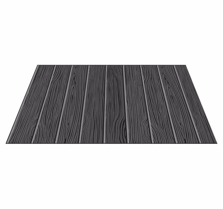 Elegant mørk finish vinyl teppe tre - Tenstickers