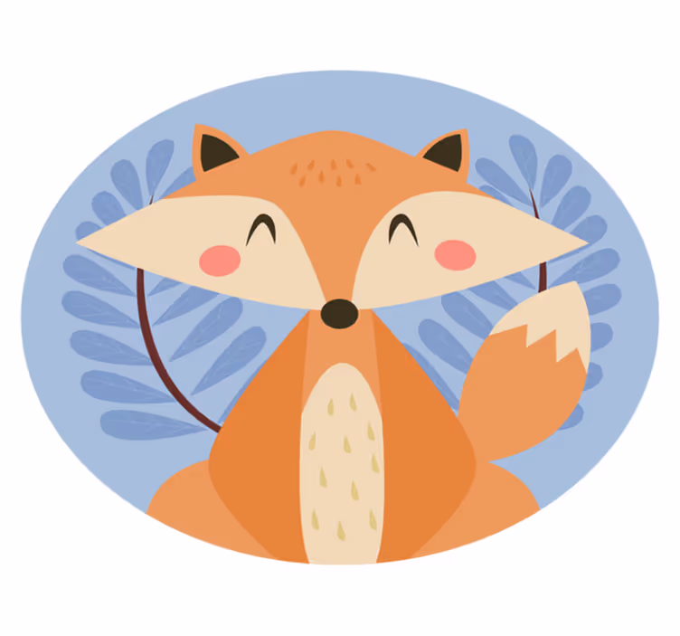 Revillustrasjon vinyl teppe spedbarn - Tenstickers