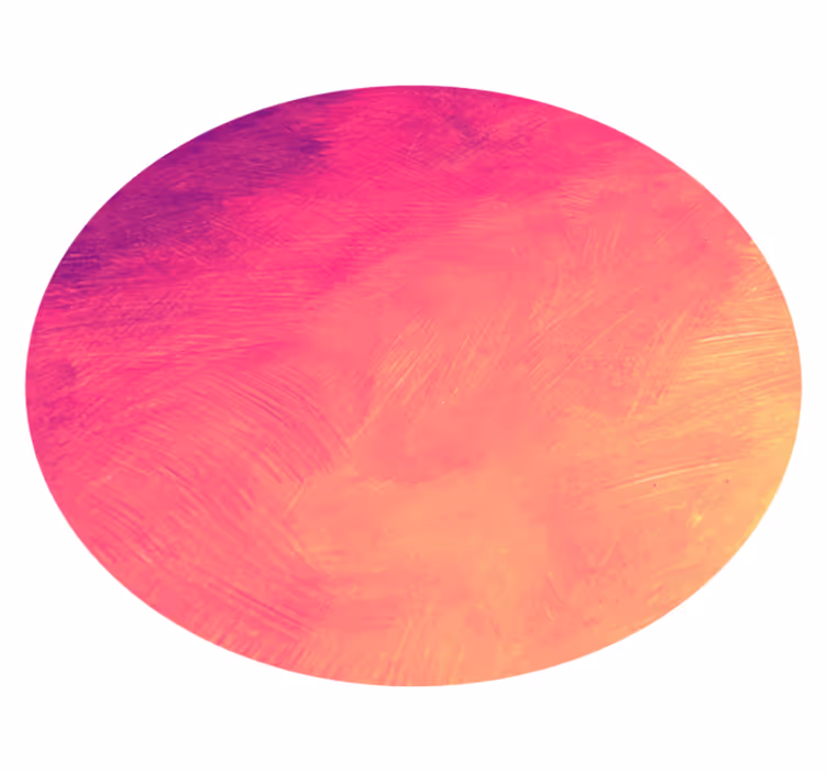 Gradient sirkulær kunst vinyl teppe soverom - Tenstickers