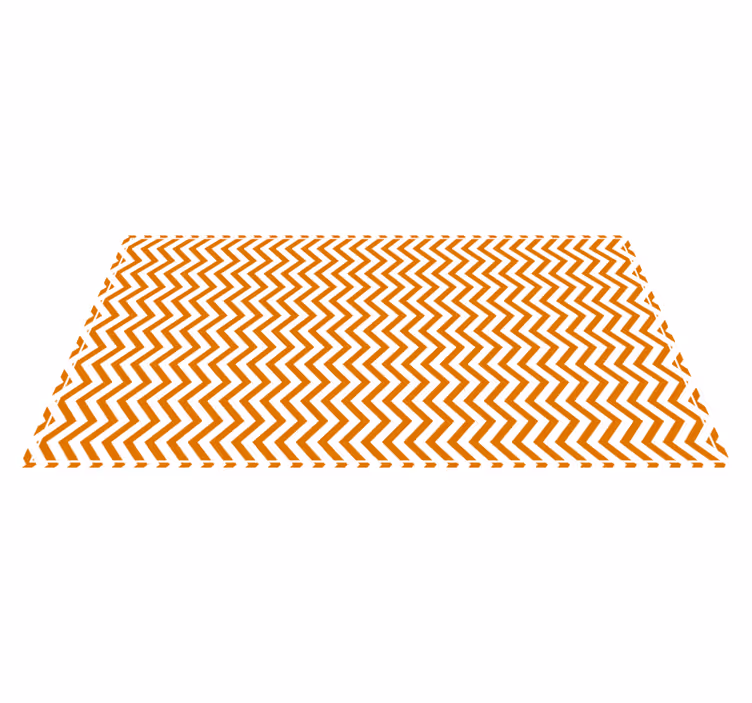 Chevron-motiv-sjarm vinyl teppe geometrisk - Tenstickers