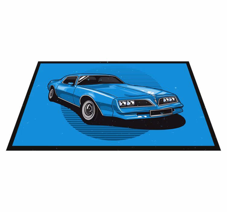 Sterkt motor muskel bil stue vinyl teppe - Tenstickers