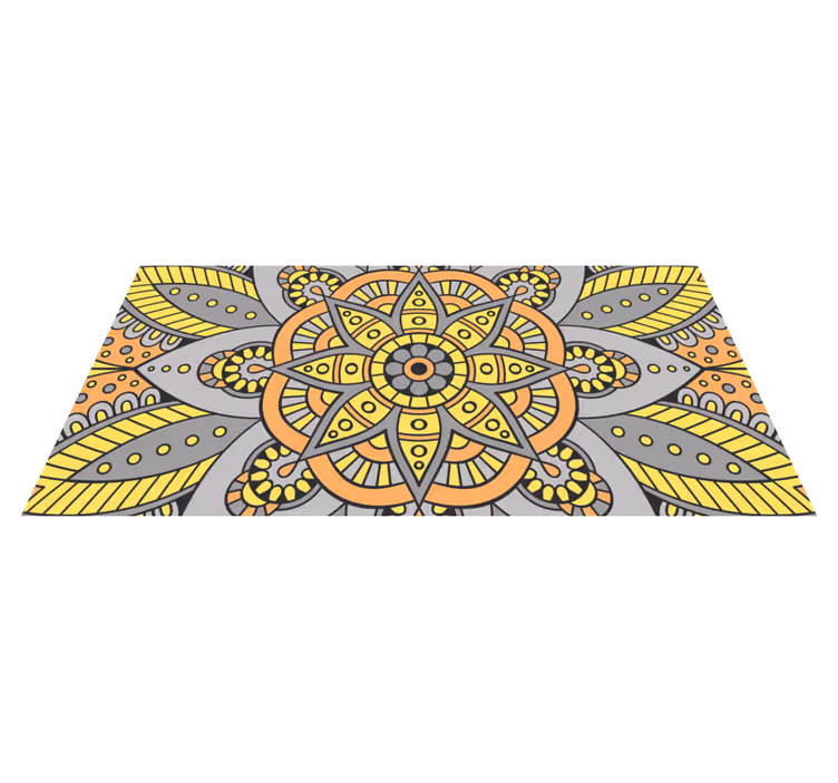 Elegant geometrisk bakgrunn vinyl teppe soverom - Tenstickers