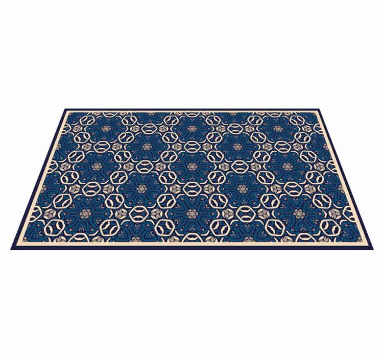 Sofistikert mosaikkarrangement vinyl teppe soverom - Tenstickers