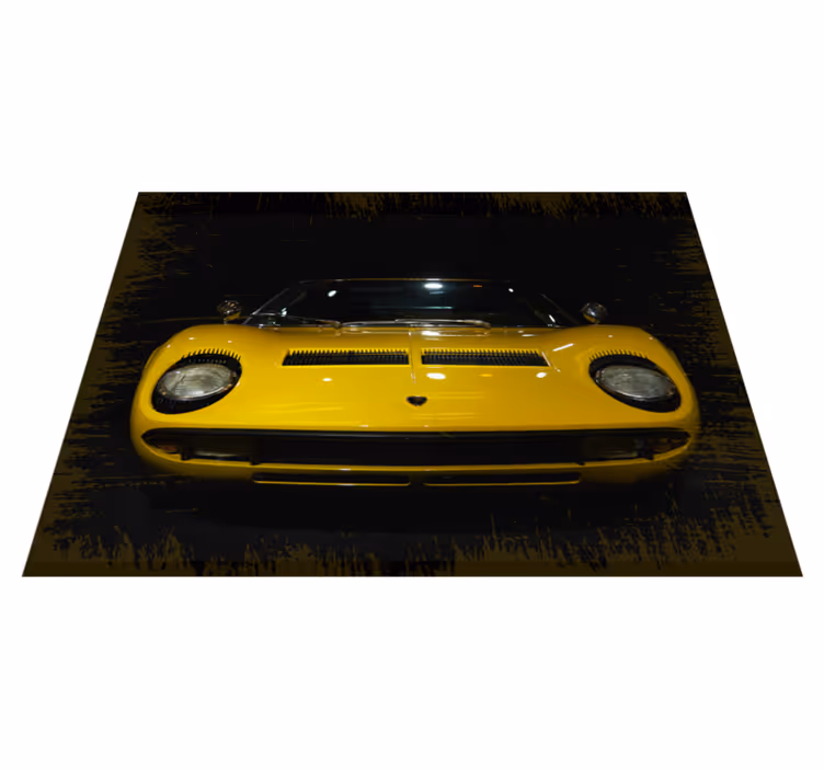 Lamborghini miura vinyl teppe vintage - Tenstickers