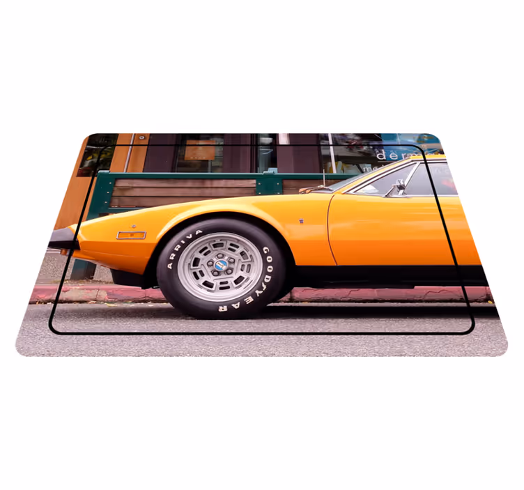 Detomaso pantera vinyl teppe vintage - Tenstickers