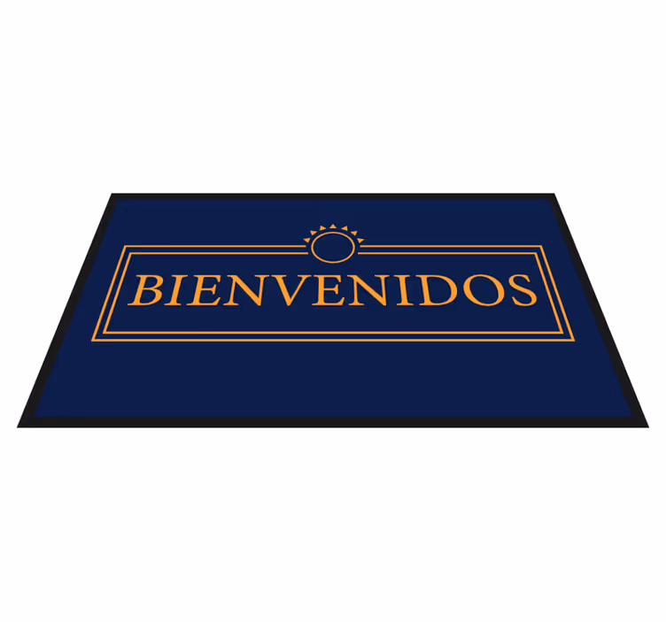 Hilsen vinyl teppe moderne - Tenstickers