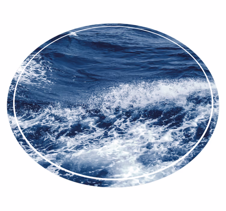 Vanneffekt tekstur vinyl teppe - Tenstickers