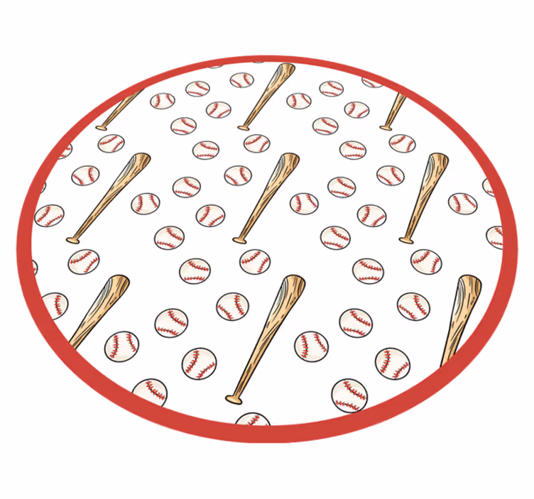Moro i baseballsesongen vinyl teppe spill - Tenstickers