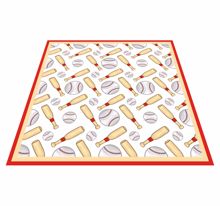 Vinyl teppe spill sportslig moro - Tenstickers
