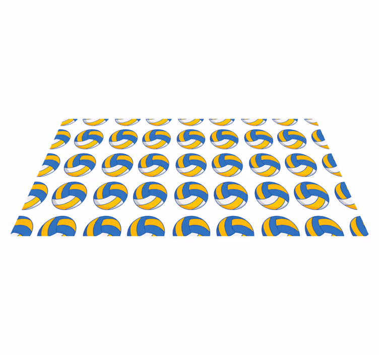 Volleyballballer vinyl teppe ungdom - Tenstickers
