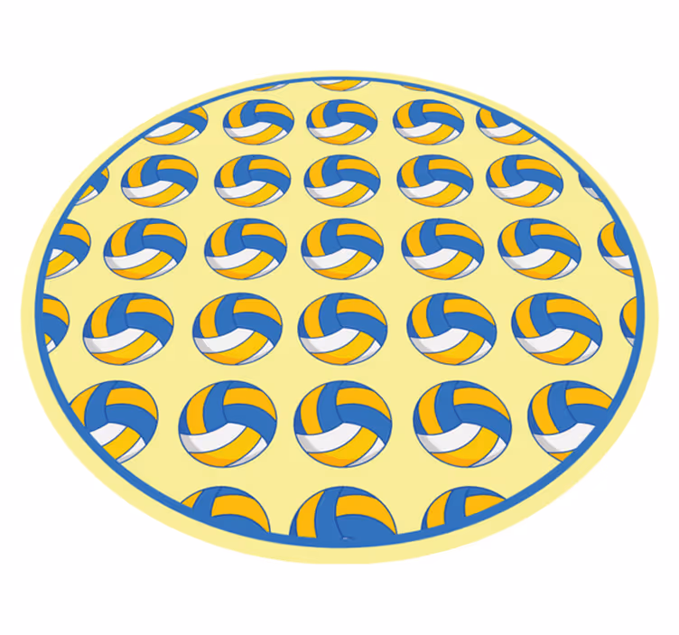 Volleyballmotiv vinyl teppe spill - Tenstickers