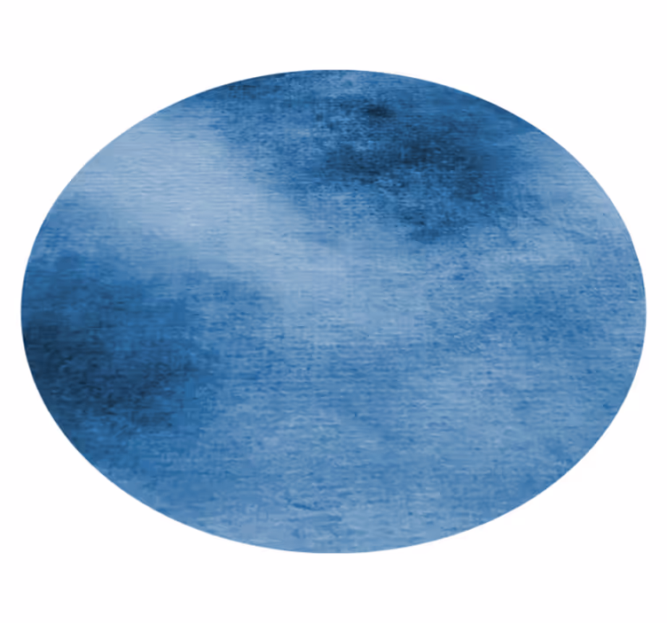 Dyp blå virvel vinyl teppe mottak - Tenstickers