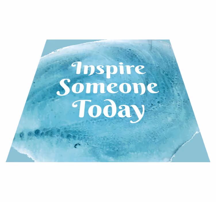 Vinyl teppe sagn og tekster inspirerende sitater - Tenstickers