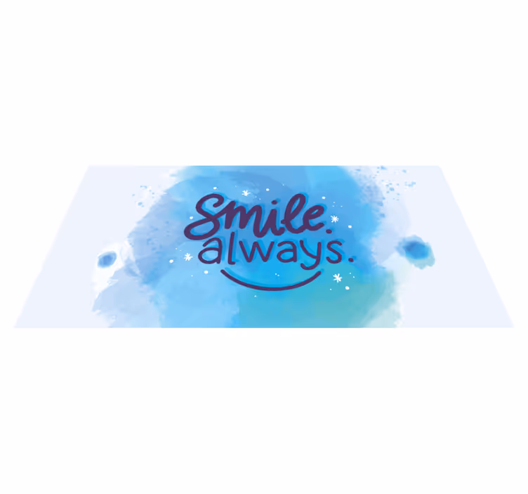 Smil alltid vinyl teppe sagn og tekster - Tenstickers