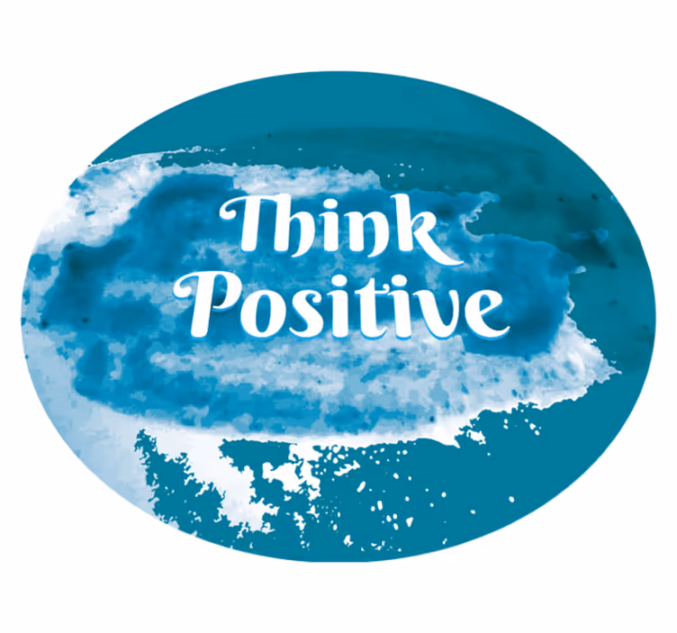 Tenk positivt nå vinyl teppe sagn og tekster - Tenstickers