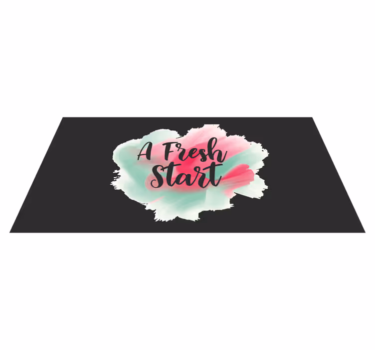 En ny start vinyl teppe sagn og tekster - Tenstickers