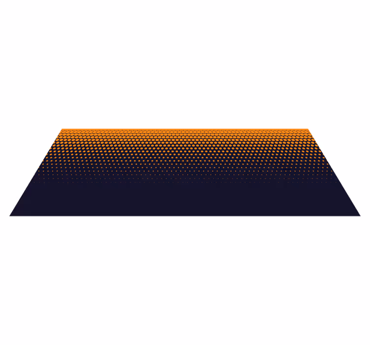 Gradient prikker mønster vinyl teppe ungdom - Tenstickers