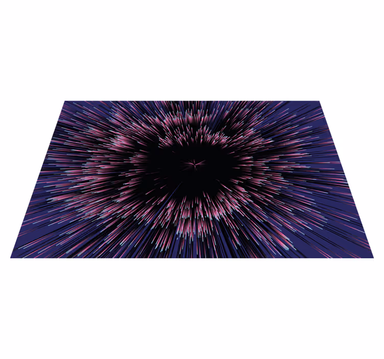 Dynamisk burst-effekt tekstur vinyl teppe - Tenstickers