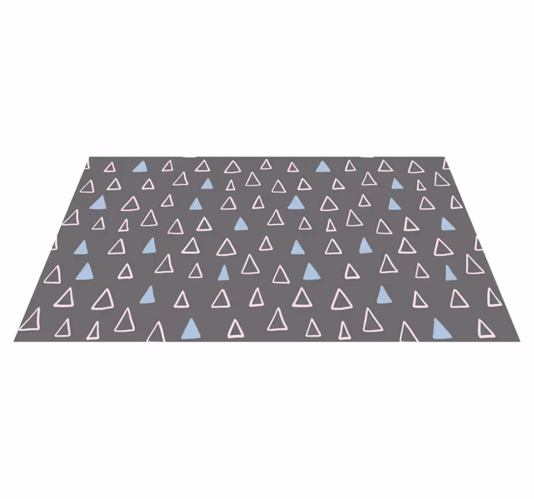 Vinyl teppe geometrisk trekantet element - Tenstickers