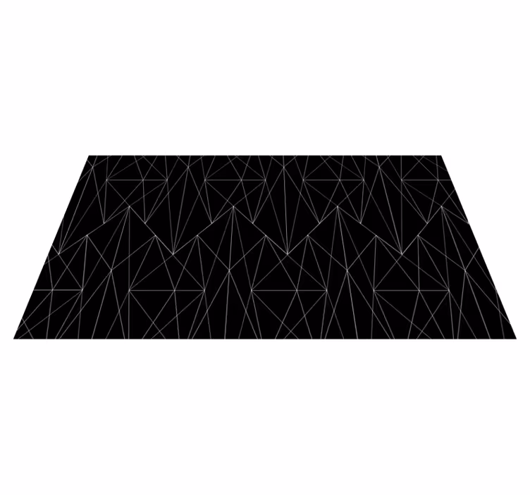 Stilig stil vinyl teppe geometrisk - Tenstickers