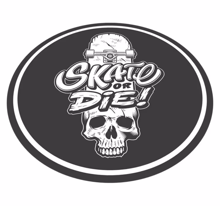 Skate graffiti vinyl teppe moderne - Tenstickers