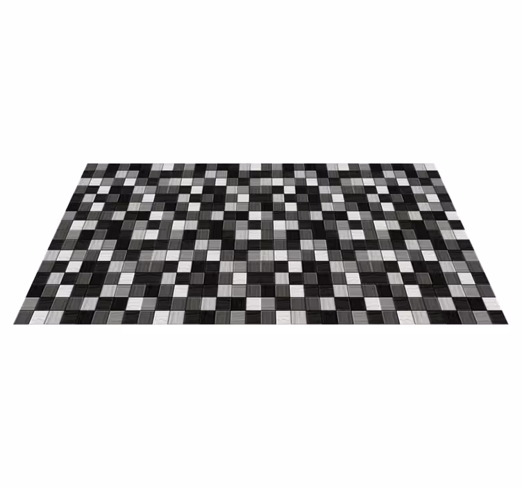 Stein og glassmosaikk vinyl teppe hydraulisk - Tenstickers