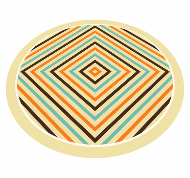 Livlig chevron-stil Vinyl teppe striper - Tenstickers