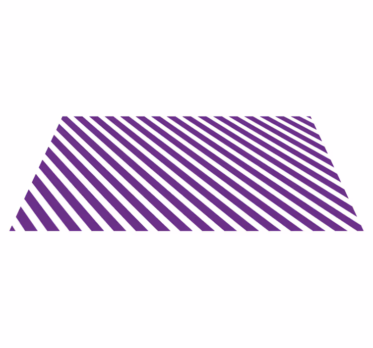 Vinyl teppe striper lilla striper sti - Tenstickers