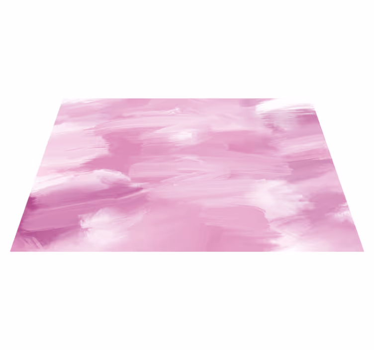 Pastell lilla oljemaleri vinyl teppe rektangel - Tenstickers