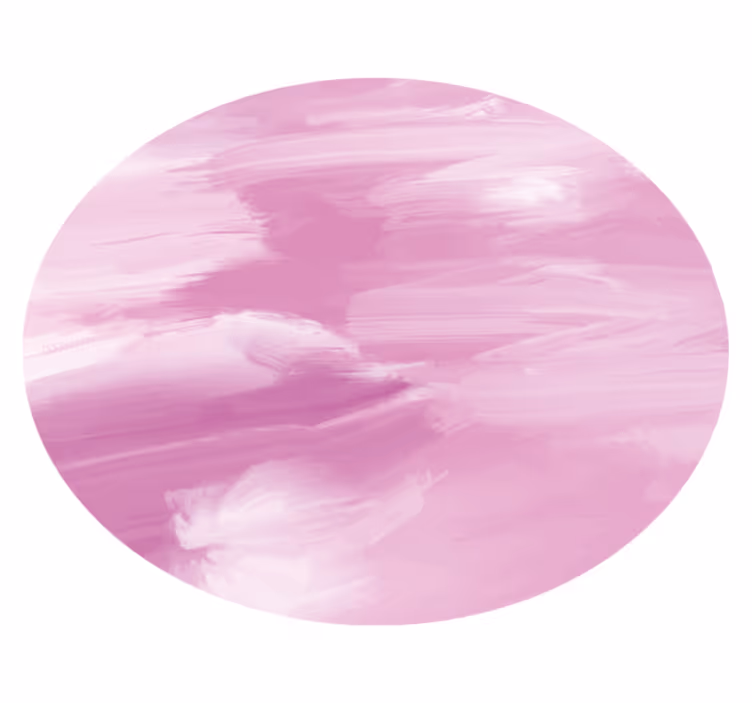 Pastell lilla oljemaleri vinyl teppe rund - Tenstickers