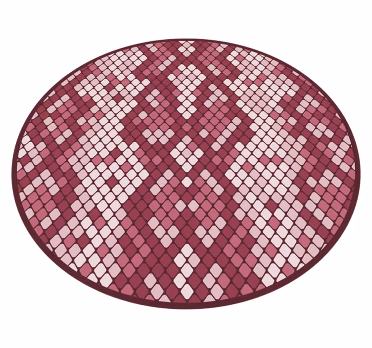 Diamantmønsterblanding vinyl teppe tekstur - Tenstickers