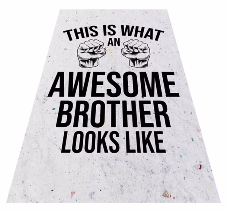 Fantastisk bror morsomt sitat vinyl teppe sagn og tekster - Tenstickers