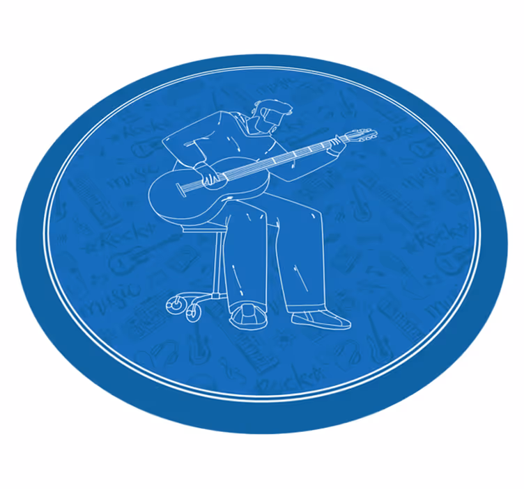 Musikalske vibber vinyl teppe tekstur - Tenstickers