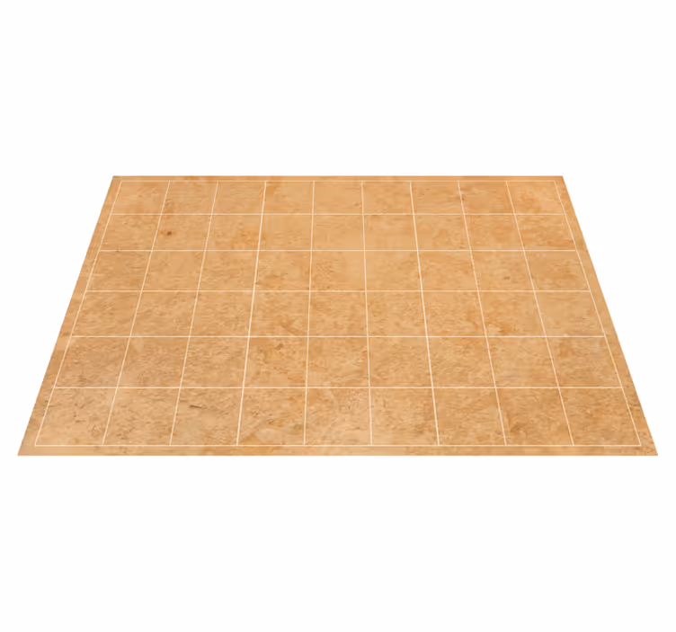 Naturlig beige utseende Vinyl teppe steiner - Tenstickers