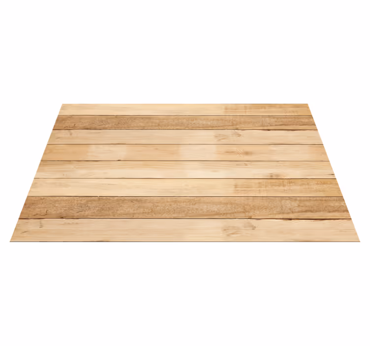 Lyse treplanker vinyl teppe tre - Tenstickers