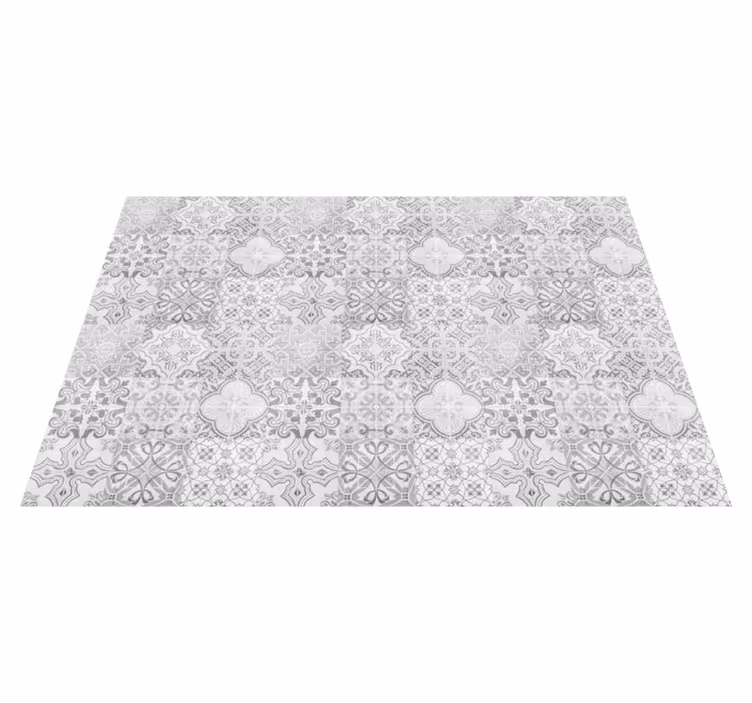 Steineffekt mosaikkmønster vinyl teppe hydraulisk - Tenstickers