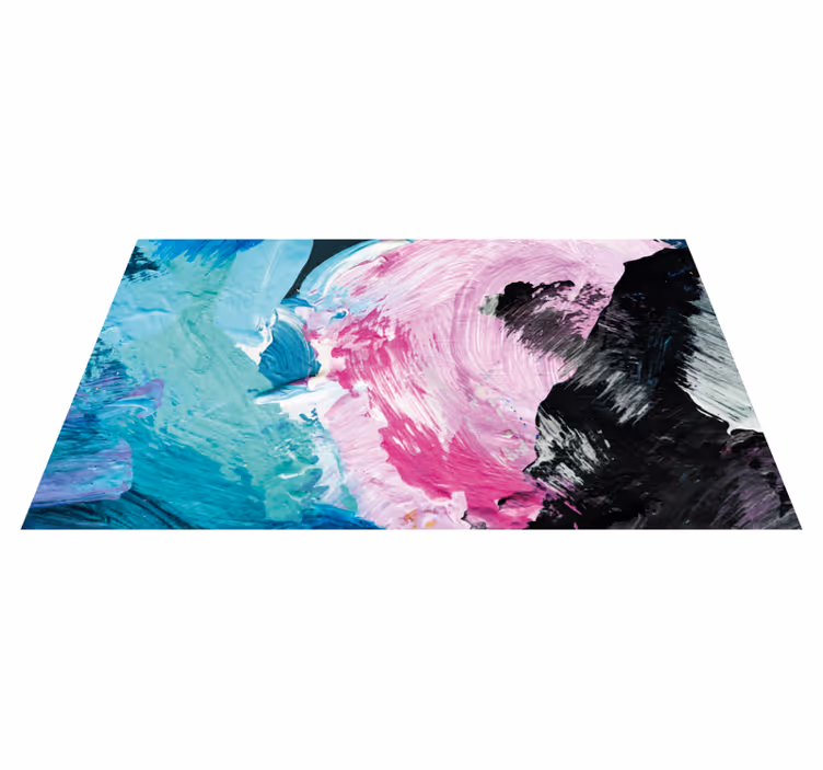 Et fargeklatt tekstur vinyl teppe - Tenstickers