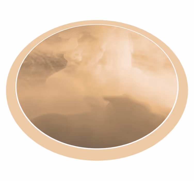 Beige sky og røyk tekstur vinyl teppe soverom - Tenstickers